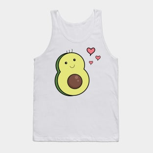 Mr Avocado Kawaii Tank Top